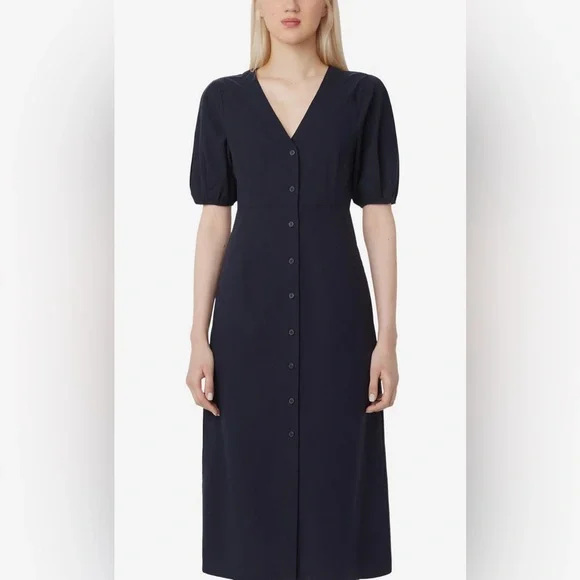 FRANK AND OAK The Puff Sleeve Dress size medium - Picture 3 of 10